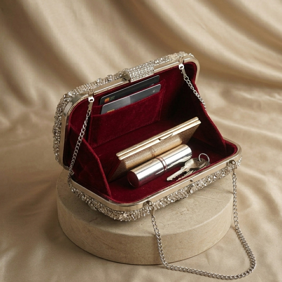 Scarlet Radiance Mosaic Sling Bag