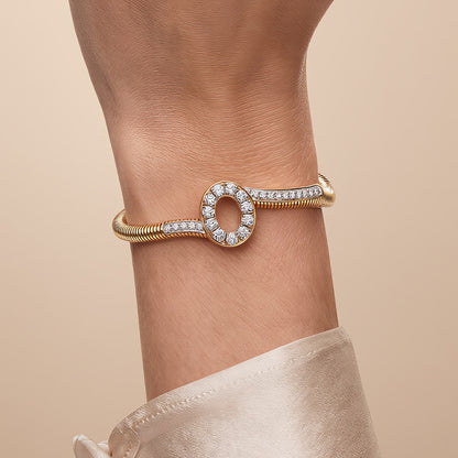 Aurelian Infinity Coil Bracelet