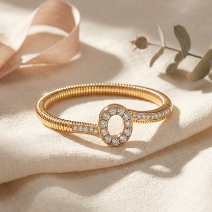 Aurelian Infinity Coil Bracelet