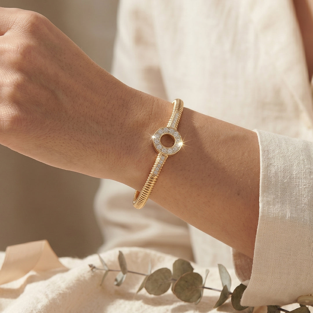 Aurelian Infinity Coil Bracelet
