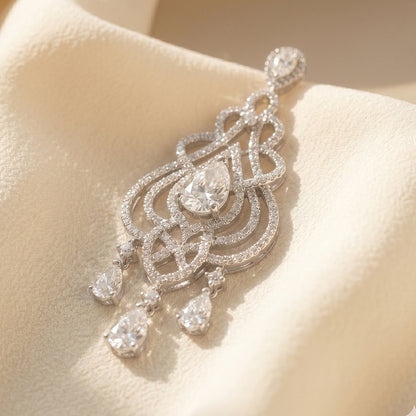 Starlight Filigree Chandelier Earrings